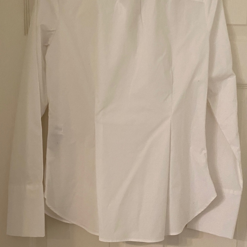 Banana Republic woman’s White Dress Shirt size 8 NWT - Picture 4 of 4